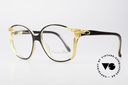 Christian Dior 2286 80's Ladies Designer Frame, oversized frame with orig. clear Dior demo lenses, Made for Women