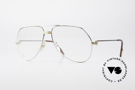 Cartier Vendome LC - L Platinum Finish Frame Luxury, Vendome = the most famous eyewear design by CARTIER, Made for Men