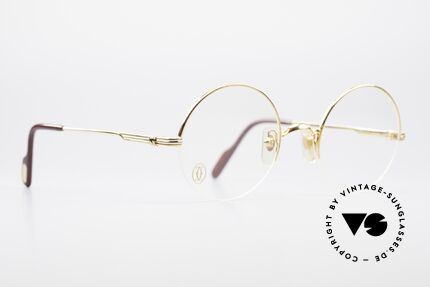 Cartier Mayfair - S Luxury Round Eyeglasses Nylor, exclusive design - simply timeless and unisex, Made for Men and Women