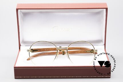 Cartier Bagatelle Bubinga Precious Wood Frame, incl. full orig. Cartier packing (true collector's item), Made for Men and Women