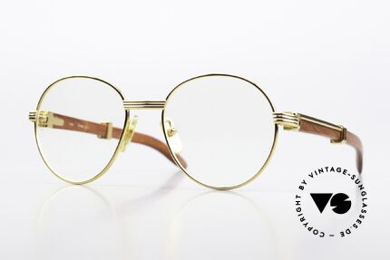 Cartier Bagatelle Bubinga Precious Wood Frame Details