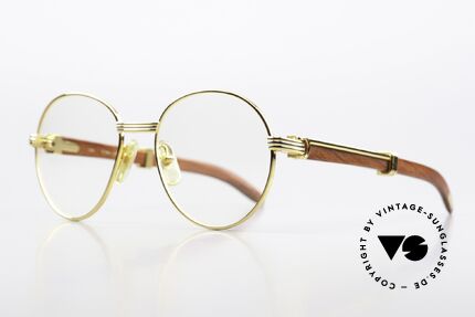 Cartier Bagatelle Bubinga Precious Wood Frame, noble rarity in perfect unworn condition; pure luxury, Made for Men and Women
