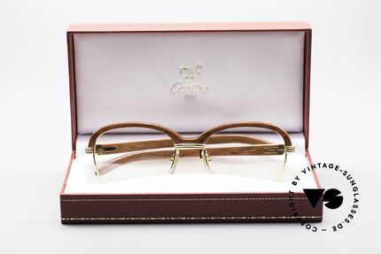 Glasses Cartier Malmaison Bubinga Precious Wood Glasses
