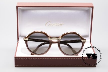 Cartier Cabriolet Round Luxury Shades, with serial number, Cartier box, leather case & packing, Made for Women