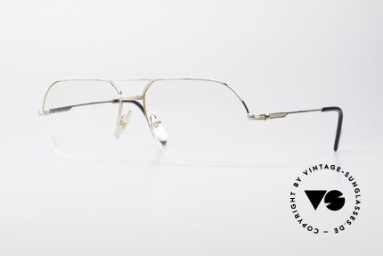 Cartier Orsay Luxury Platinum Eyeglasses, striking Cartier vintage eyeglass-frame, size 58°15, Made for Men