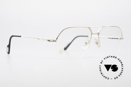 Cartier Orsay Luxury Platinum Eyeglasses, luxury Cartier half-frame, -lightweight and flexible, Made for Men