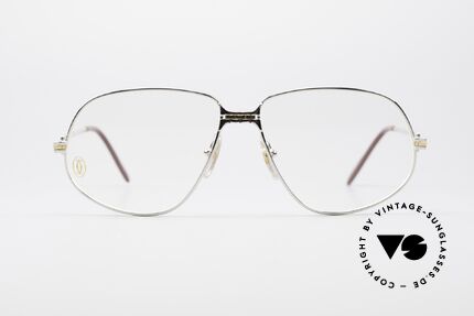 Cartier Panthere G.M. - L Rare Platinum Finish Frame, G.M. stands for 'grande modèle' for monsieur / gentleman, Made for Men Cartier Panthere G.M. - L Rare Platinum Finish Frame, G.M. stands for 'grande modèle' for monsieur / gentleman, Made for Men