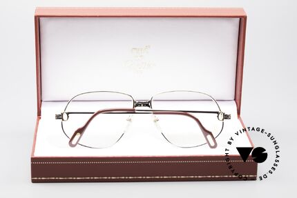 Cartier Panthere G.M. - M Luxury Platinum Eyeglasses, rare and expensive edition with platinum finish, LUXURY!, Made for Men