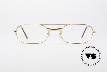 Cartier MUST LC Rose - M Limited Luxury Frame 80's, this pair with Louis Cartier decor, M size 55/20, 135, Made for Men