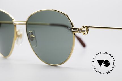 Cartier S Brillants 0,20 ct Vintage Diamond Sunglasses, original sun lenses with CARTIER logo (100% UV), Made for Women