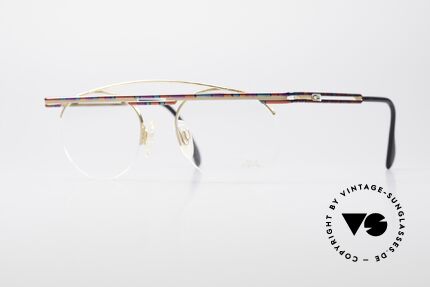 Cazal 748 True Vintage No Retro Glasses, interesting Cazal vintage eyeglasses-frame from 1997/98, Made for Men and Women