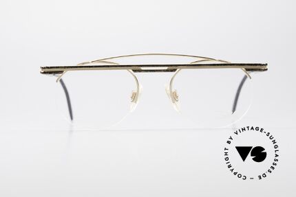 Cazal 748 Rare Vintage No Retro Glasses, great geometrical play (round & square, at the same time), Made for Men and Women