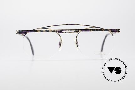 Cazal 748 Crazy Vintage No Retro Frame, great geometrical play (round & square, at the same time), Made for Men and Women