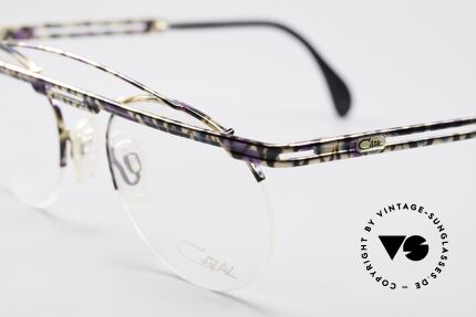 Cazal 748 Crazy Vintage No Retro Frame, color description in the old catalog: petrol/aubergine/black, Made for Men and Women
