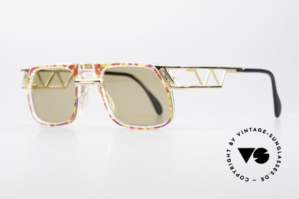 Cazal 876 90's Designer Vintage Frame, unique frame construction & multifaceted frame coloring, Made for Men and Women