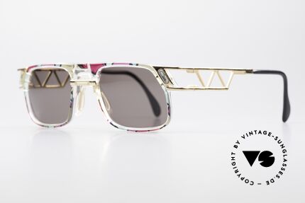 Cazal 876 True 90's No Retro Sunglasses, unique frame construction & multifaceted frame coloring, Made for Men and Women
