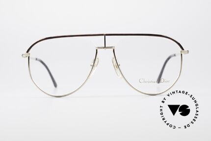 Christian Dior 2582 80's Vintage Men's Frame, extraordinary frame construction (semi rimless frame), Made for Men