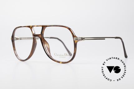 Christian Dior 2473 80's Dior Monsieur Eyeglasses, typical 80's gent's frame with distinctive double-bridge, Made for Men