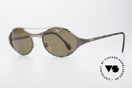Cazal 978 Vintage Designer Sunglasses, sophisticated frame-design (appears 'antique metal'), Made for Men and Women