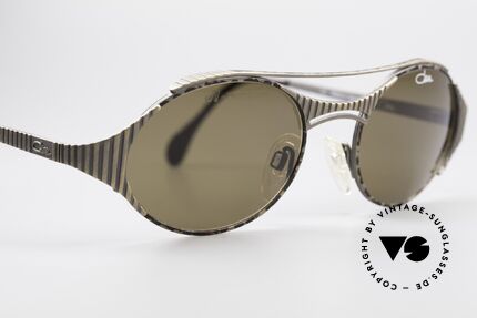 Cazal 978 Vintage Designer Sunglasses, with dark brown sun lenses (for 100% UV protection), Made for Men and Women
