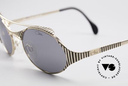 Cazal 978 Oval Designer Sunglasses, with light mirrored lenses (for 100% UV protection), Made for Men and Women