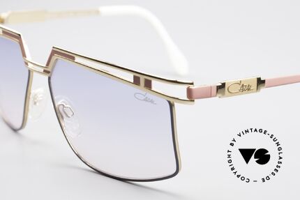 Cazal 957 XLarge HipHop Vintage Shades, code 369: pink-gray frame & blue-rosé gradient lenses, Made for Men and Women