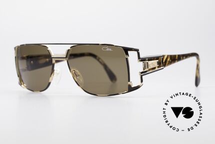 Cazal 974 Designer Shades Ladies Gents, in addition a very elegant color concept: amber/black, Made for Men and Women
