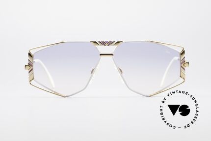 Cazal 956 Cari Zalloni Sunglasses, fancy lens shape and many lovely frame details, Made for Men and Women
