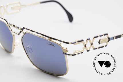 Cazal 973 Blue Mirrored 90s Sunglasses, new old stock (like all our rare VINTAGE Cazal eyewear), Made for Men and Women