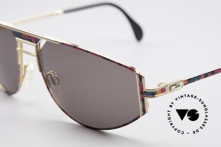 Cazal 964 True 90's No Retro Sunglasses, discreet 'sporty' & striking 'unique' at the same time, Made for Men and Women