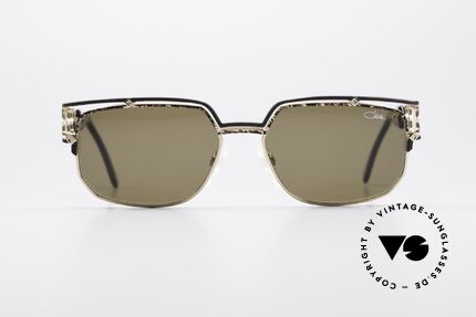 Cazal 979 Vintage Ladies Sunglasses, striking frame front with sophisticated temples, Made for Women