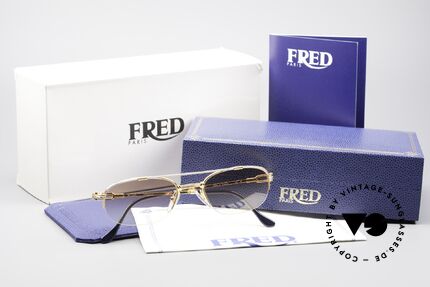 Fred Caravelle Maritime Luxury Sunglasses, unworn, like all our precious vintage Fred sunglasses, Made for Men