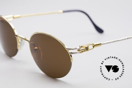Fred Feroe Oval Luxury Sunglasses, temples are twisted like a hawser; sailor's MUST HAVE, Made for Men and Women