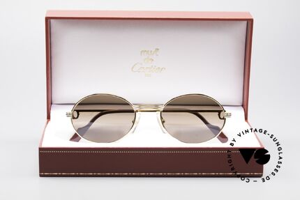 Cartier Saint Honore Luxury Sunglasses Oval, NO RETRO SUNGLASSES; but a 20 years old ORIGINAL, Made for Men and Women