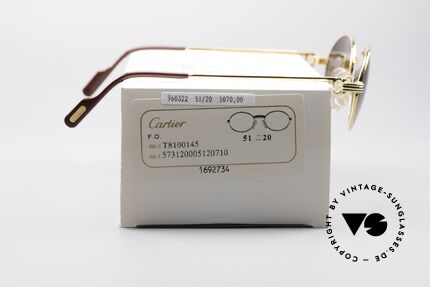 Cartier Saint Honore Luxury Sunglasses Oval, Size: medium, Made for Men and Women