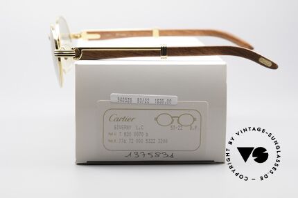 Cartier Giverny Oval Wood Sunglasses, Size: medium, Made for Men and Women