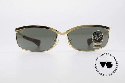 Ray Ban Olympian VI Deluxe B&L USA Vintage Shades, striking golden frame with 1st class B&L lenses, Made for Men