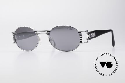 Cazal 976 Vintage Shades Oval Mirrored, extraordinary Cazal design from the late 1990's, Made for Men and Women