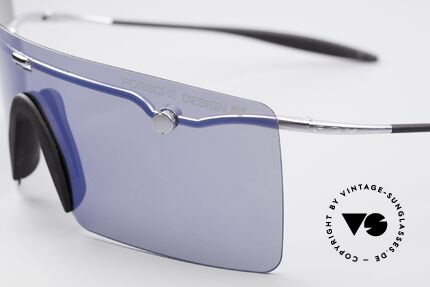 Porsche 5693 F09 Flat Designer Shades, with slightly MIRRORED lens (appears sometimes bluish), Made for Men