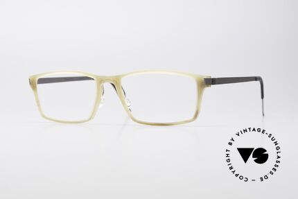 Lindberg 1816 Horn Buffalo Horn Titanium Frame, LINDBERG 1816 Horn/Titanium eyeglasses, size 53-17, Made for Men