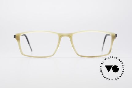 Lindberg 1816 Horn Buffalo Horn Titanium Frame, distinctive quality and design (award-winning frame), Made for Men