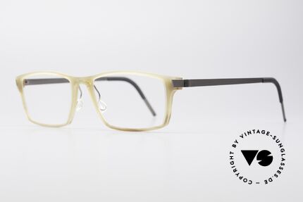 Lindberg 1816 Horn Buffalo Horn Titanium Frame, simply timeless, stylish & innovative: grade 'vintage', Made for Men