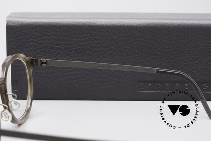 Lindberg 1811 Horn Horn Titanium Round Frame, Size: large, Made for Men