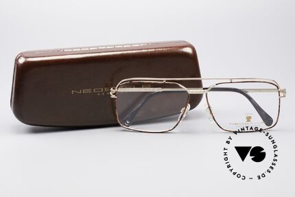 Neostyle Dynasty 424 - XL 80's Titanium Men's Frame, the frame fits lenses of any kind (optical / sun), Made for Men