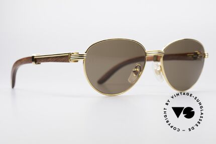 Cartier Auteuil Precious Wood Sunglasses, model of the legendary 'PRECIOUS WOOD' collection, Made for Men and Women
