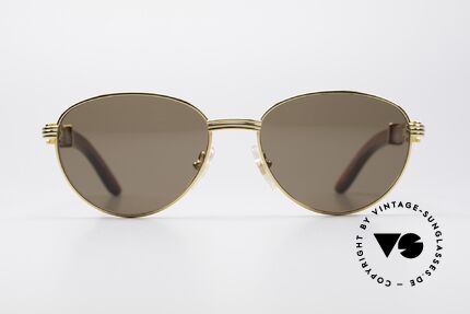 Cartier Auteuil Precious Wood Sunglasses, made of African BUBINGA Wood, in size 54°17, 135, Made for Men and Women