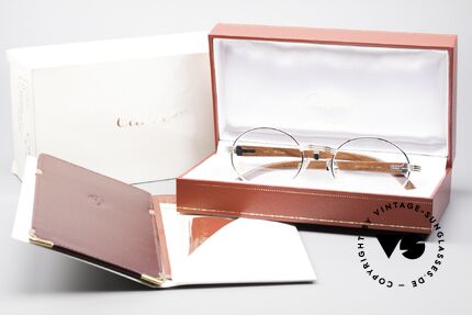 Cartier Giverny Oval Wood Platinum Frame, UNWORN with full original packing (collector's item), Made for Men and Women