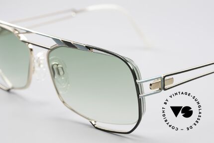 Neostyle Jet 222 Vintage Shades No Retro Frame, terrific finish/coloring: dark green, mint & gold, Made for Men and Women