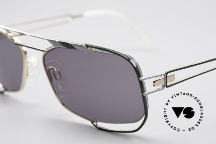 Neostyle Jet 222 No Retro Frame Vintage Shades, terrific finish/coloring: dark green, mint & gold, Made for Men and Women