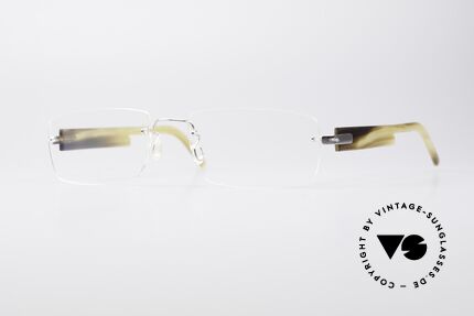 Lindberg T52 Horn Precious 18kt Solid White Gold, LINDBERG T52 Horn / Precious solid 18ct white gold, Made for Men